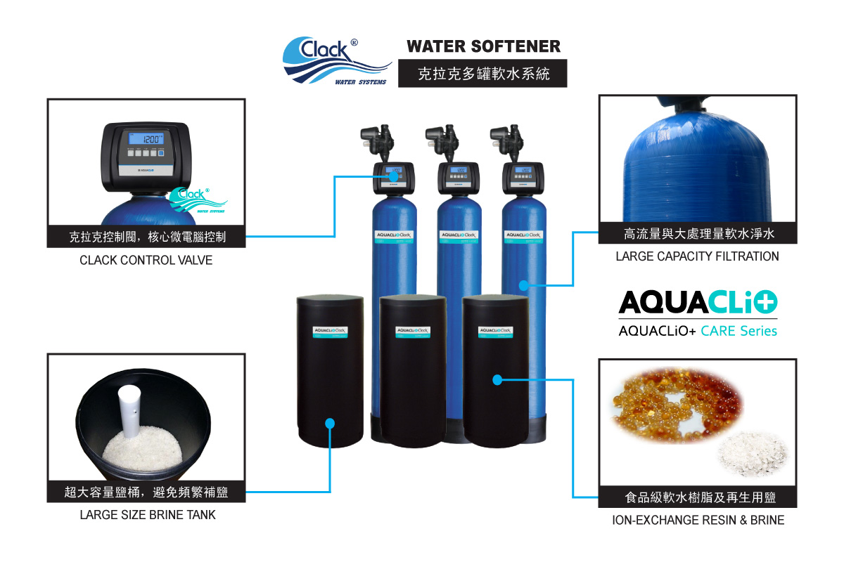 克拉克多罐式循環軟水系統